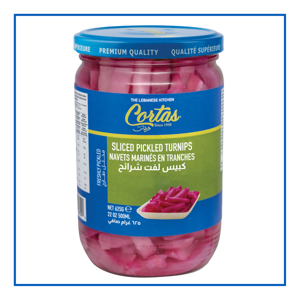Pickled Turnips Sliced